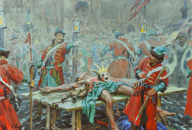 Эскиз к картине Сергея Кириллова «Смутное время. Лжедмитрий»