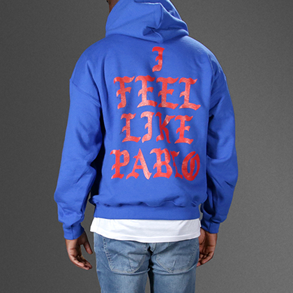 Худи из коллекции I feel like Pablo, вышедшей в поддержку альбома Канье Уэста Life of Pablo. 