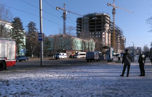 Здание строительного колледжа в Благовещенске